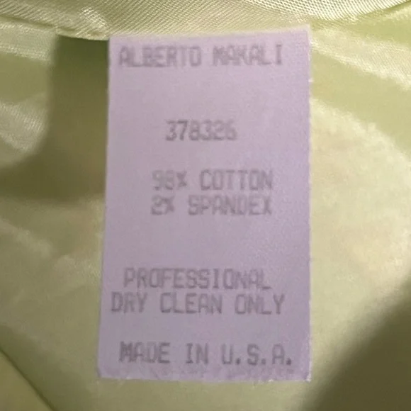 Alberto Makali Vintage Y2K Chic trendy Floral Paisley luxury retro mod Blazer - Picture 11 of 11